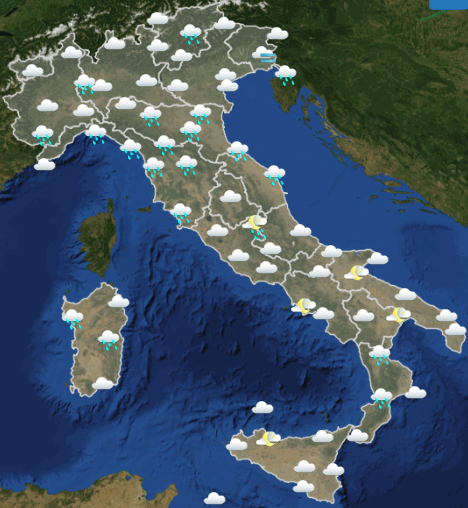 Meteo Italia Previsioni del tempo domani domenica 26 maggio 2019 - meteoweek.com