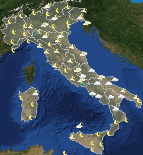 meteo Italia previsioni del tempo di oggi giovedì 30 maggio 2019 24 - meteoweek.com