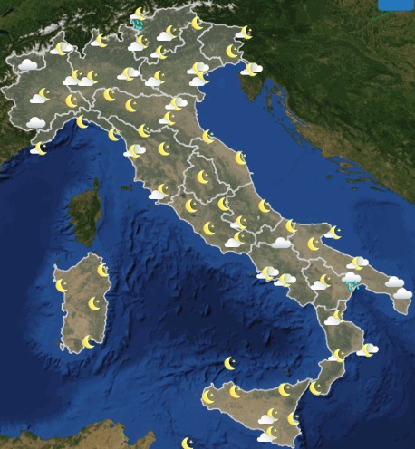 Meteo Italia previsioni del tempo lunedì 3 giugno 2019 ore 12 - meteoweek.com