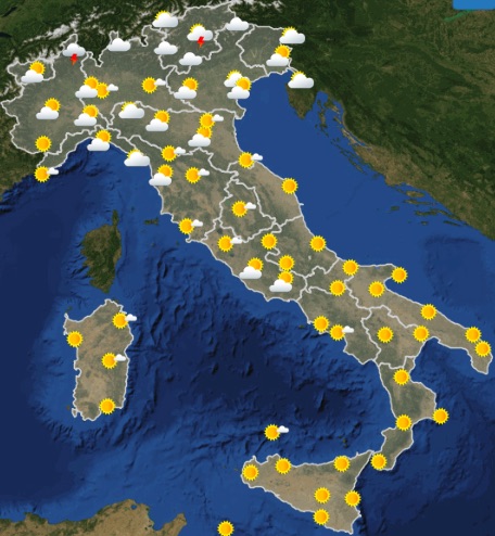 Meteo settembre 2019 italia