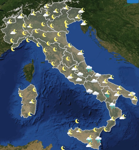 Meteo oggi Previsioni del tempo oggi sabato 1 giugno 2019 ore 18 - meteoweek.com