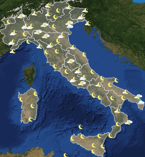 Meteo previsioni del tempo oggi martedì 4 giugno 2019 ore 12 - meteoweek.com