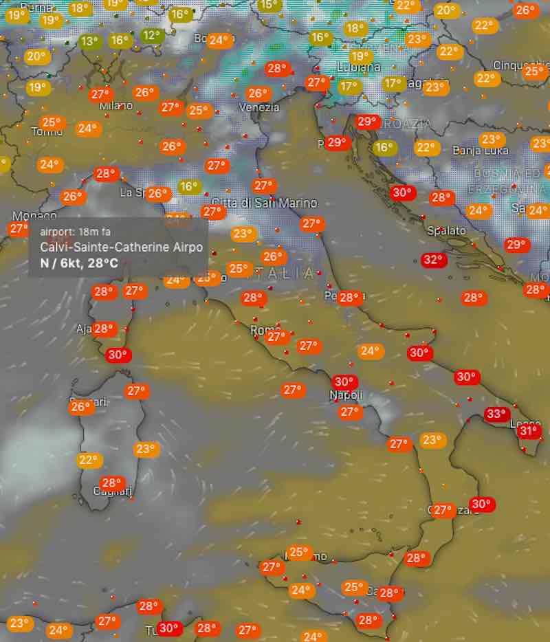 Meteo Italia Domani Previsioni Del Tempo Di Lunedì 8 Luglio 2019