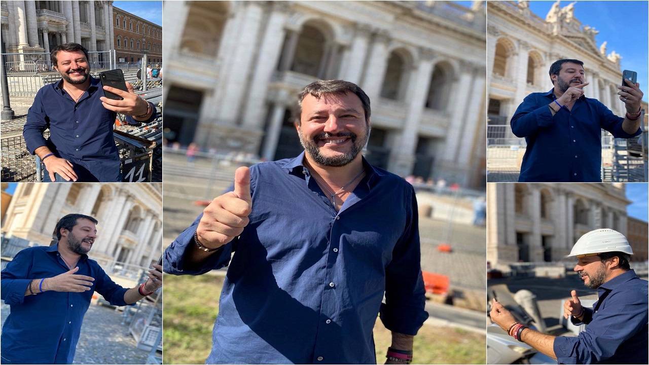 Matteo Salvini in anteprima | Il discorso da piazza San Giovanni | Video - meteoweek