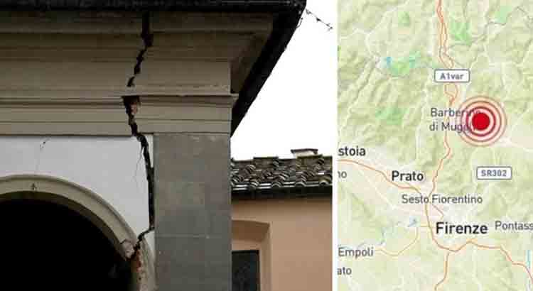 Terremoto Mugello inagibile municipio