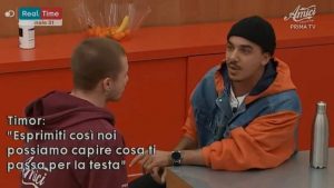 Timor furioso con Federico e Talisa ad Amici 19 - meteoweek