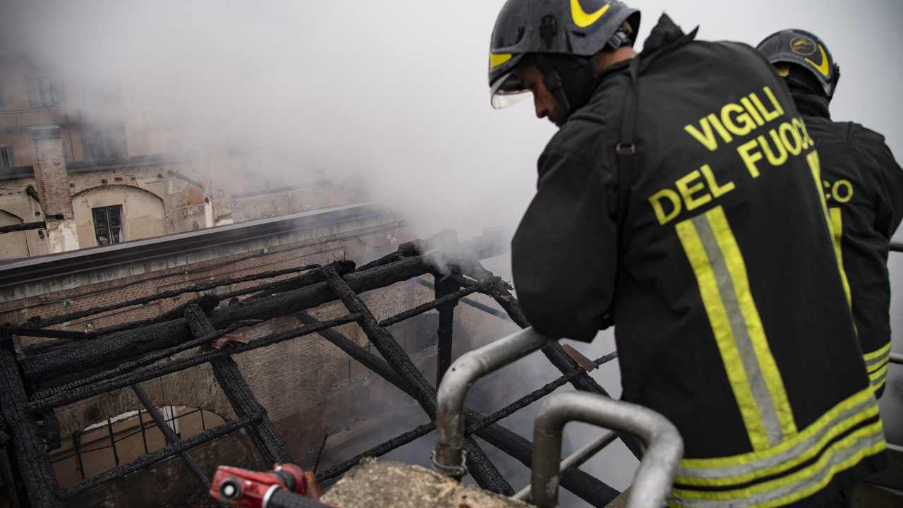 Vigili del Fuoco in azione