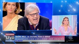 Vittorio Sgarbi e il litigio con Barbara D'Urso