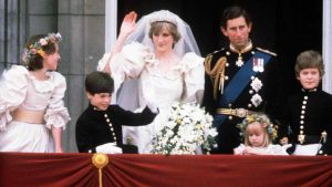 Lady Diana nel giorno del matrimonio