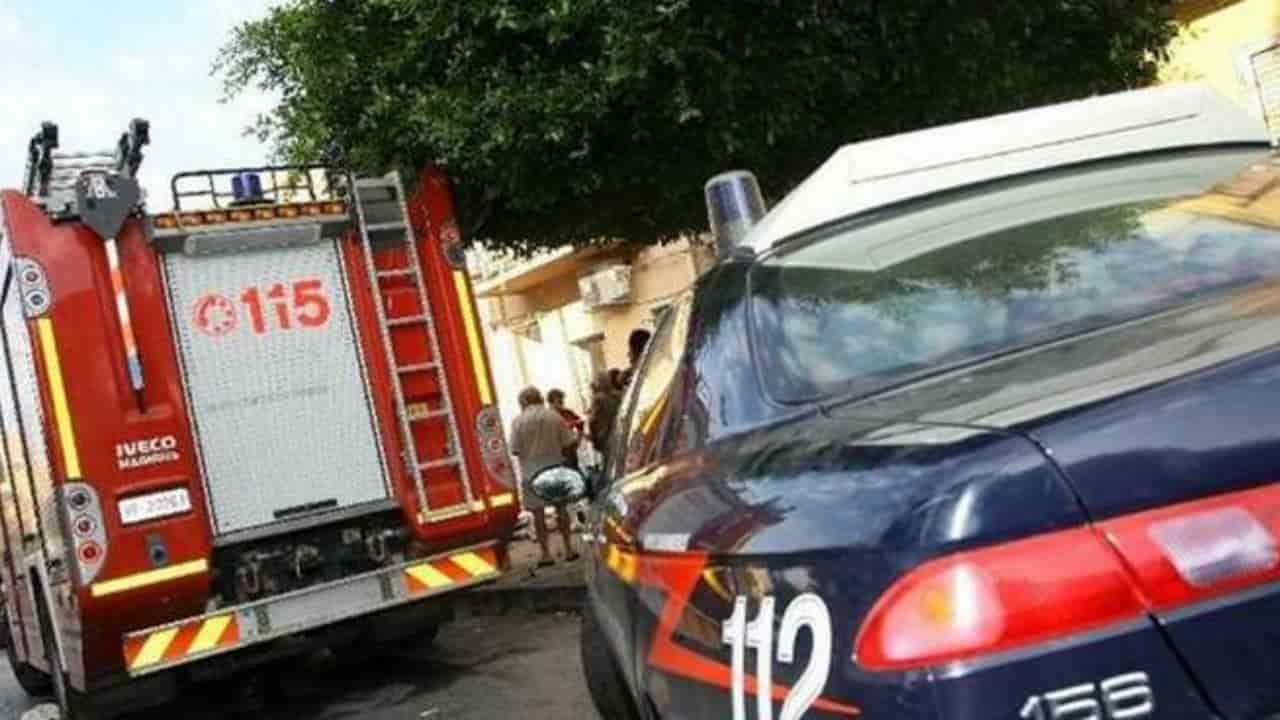 vigili del fuoco e carabinieri - marco zocca