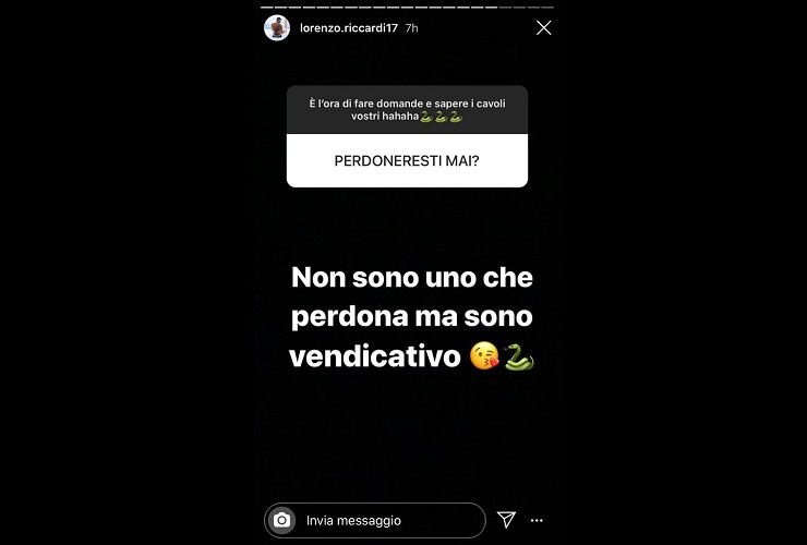 Lorenzo Riccardi è stato tradito