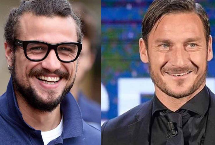 Daniel Osvaldo e Francesco Totti