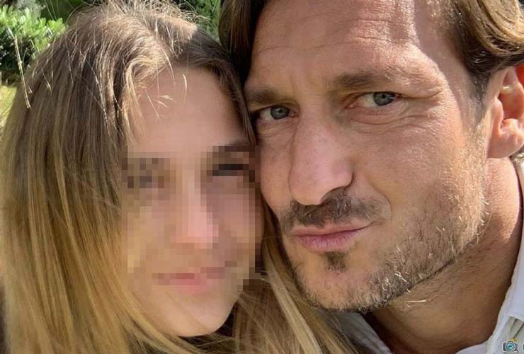 Totti e la figlia