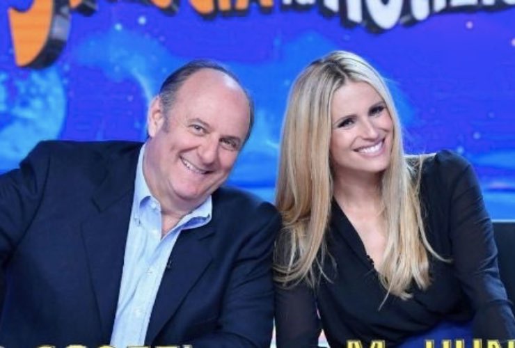 Michelle Hunziker e Gerry Scotti - meteoweek