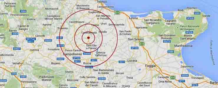 Terremoto a Campobasso