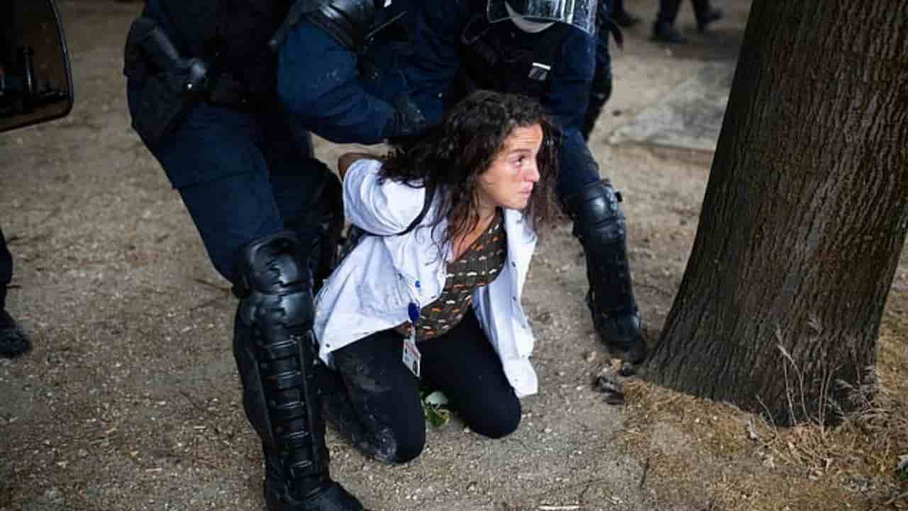 polizia arresta infermiera - francia