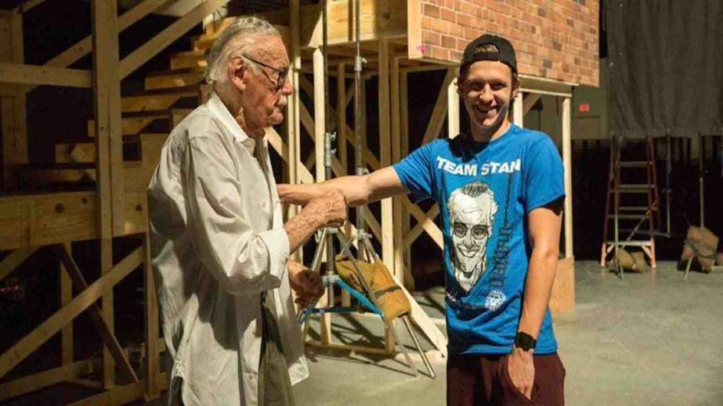 Ecco il racconto di come è andata tra Tom Holland e Stan Lee