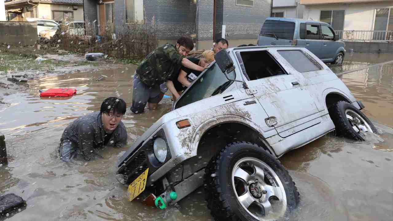 giappone alluvione