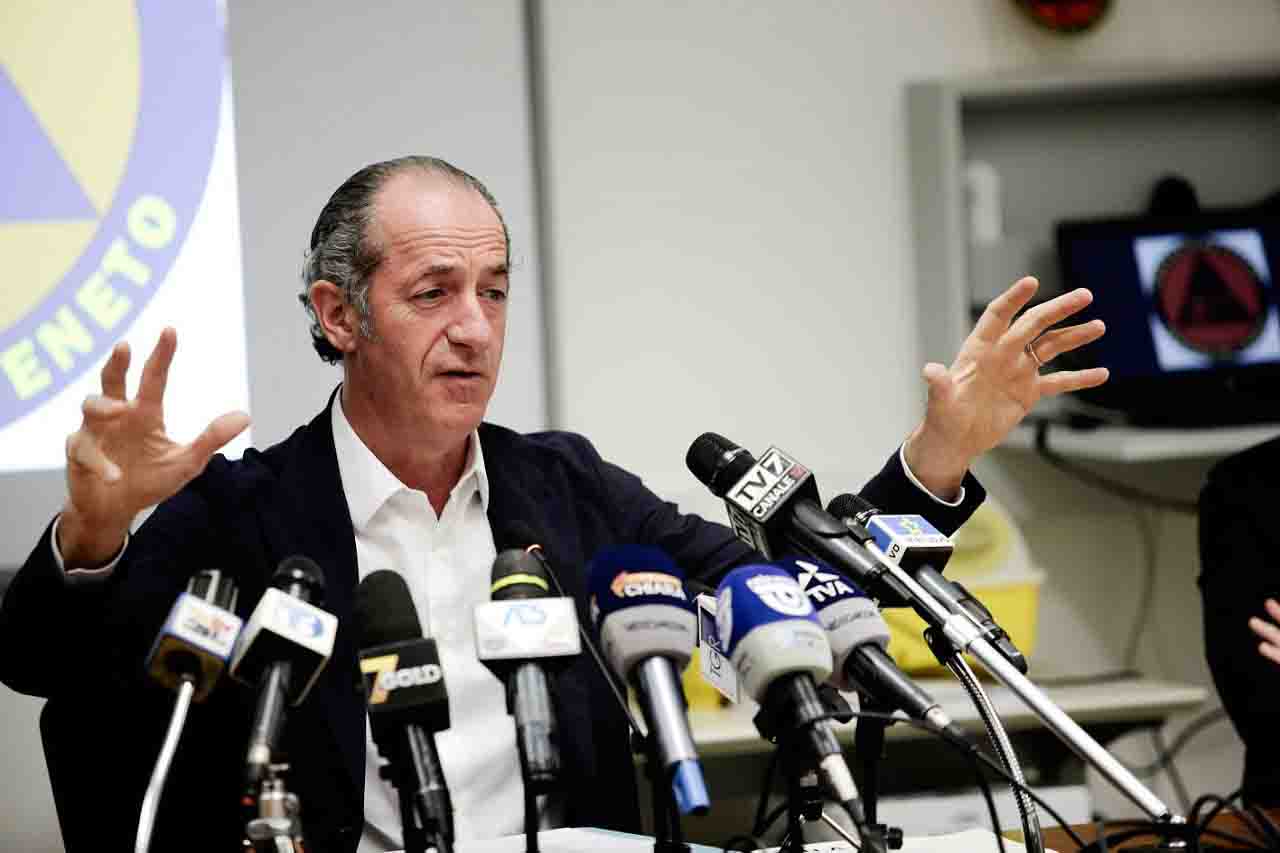 Luca Zaia furioso torna il contagio