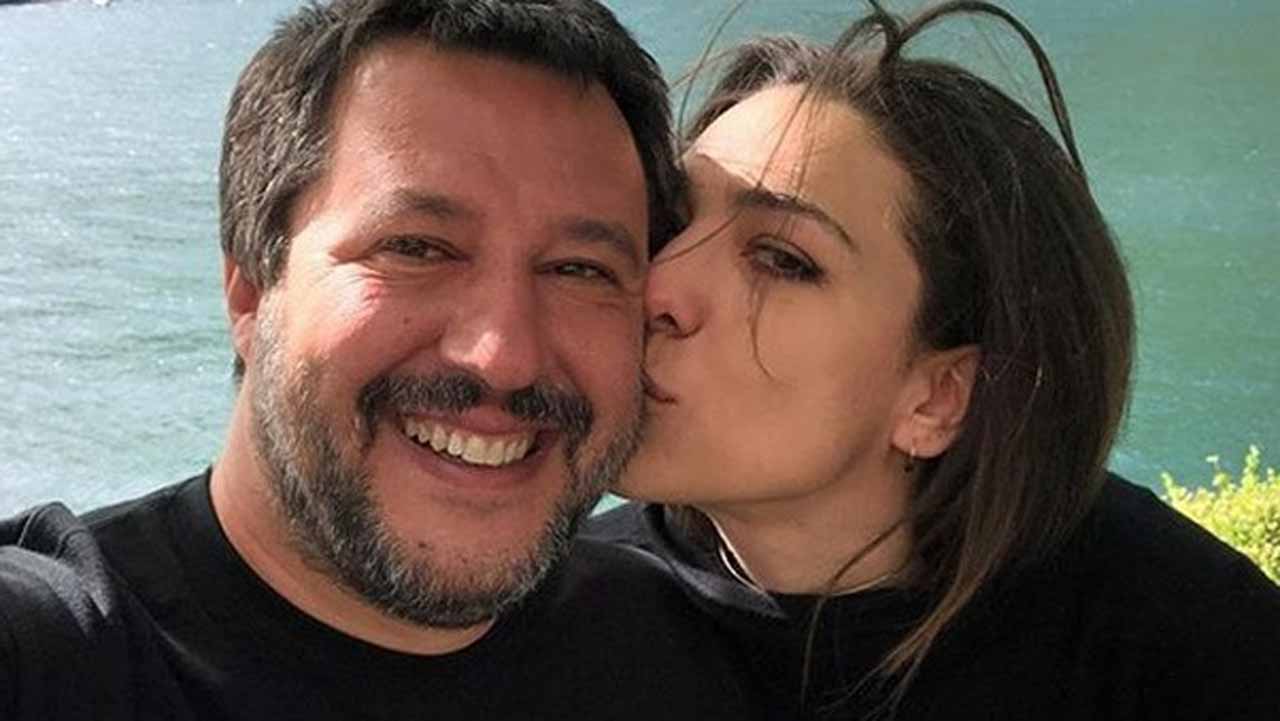 Matteo Salvini e Francesca Verdini