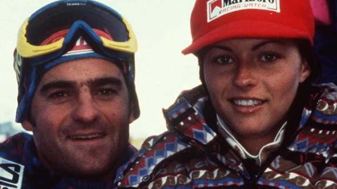 Alberto Tomba e Martina Colombari