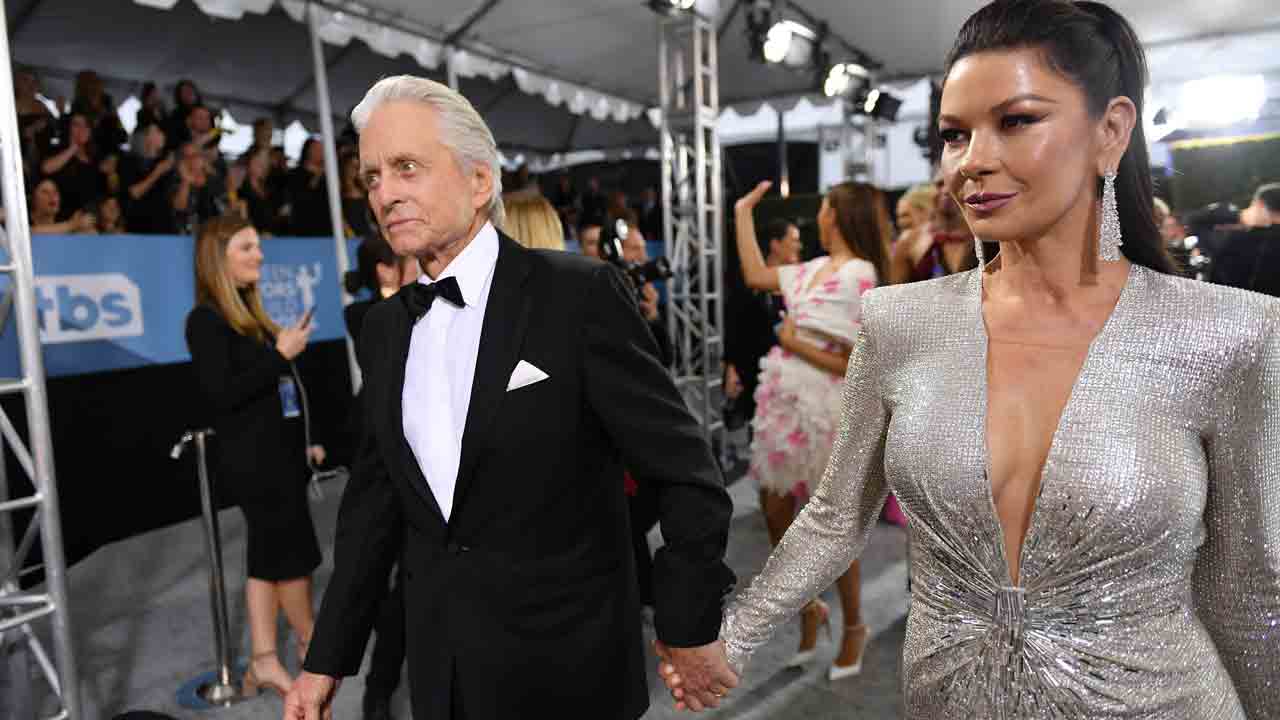 Catherine Zeta Jones e Michael Douglas