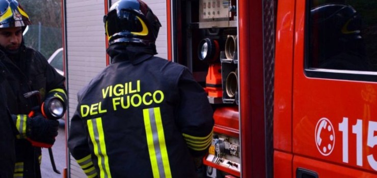 vigili del fuoco incendio