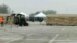 A Milano l'Esercito prepara il drive-through più grande d'Italia