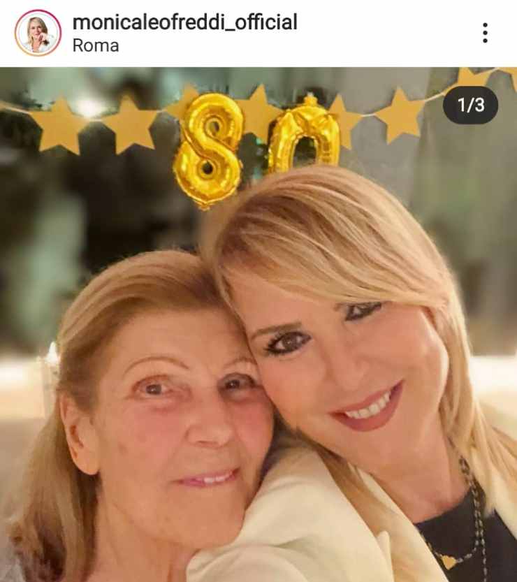 Monica e sua madre - Fonte Instagram