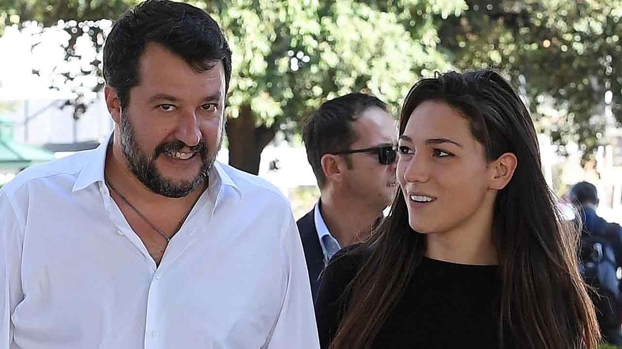 Matteo Salvini e Francesca Verdini