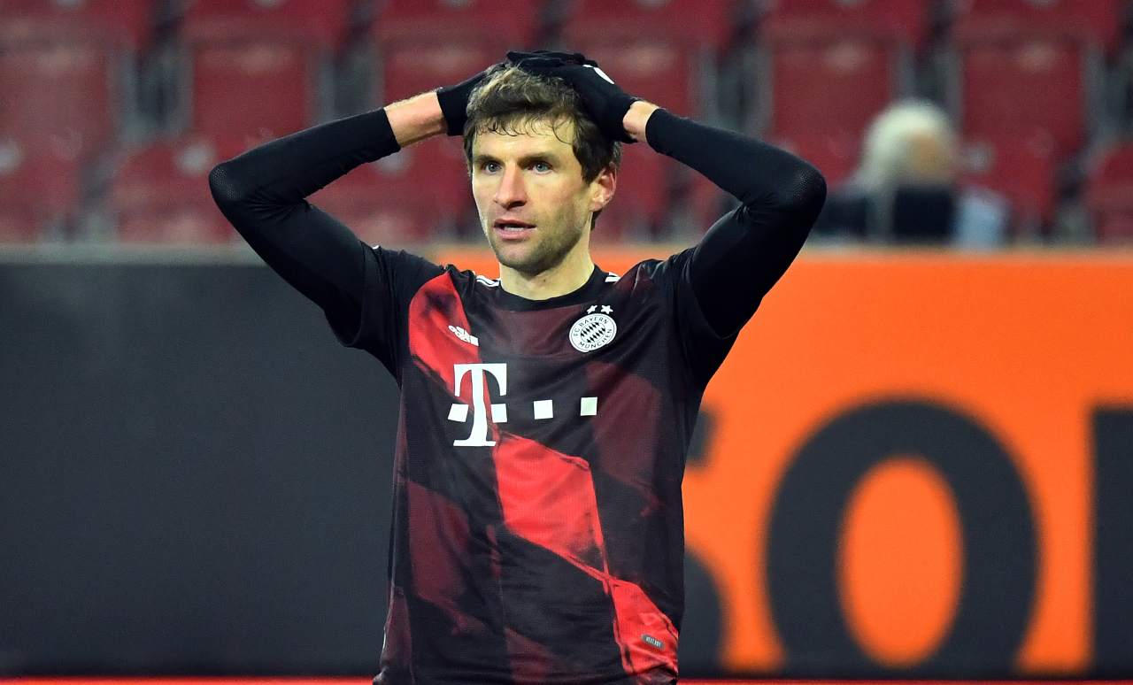 Thomas Muller del Bayern (Photo by Philipp Guelland - Pool/Getty Images)