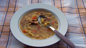 minestra di fagioli ricetta