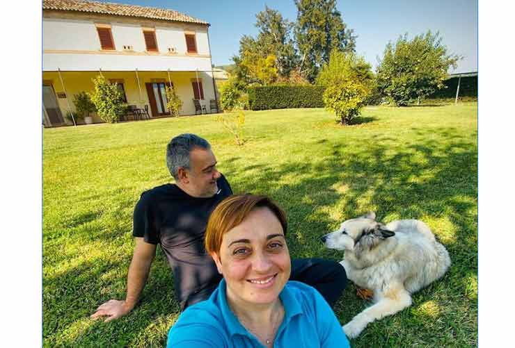 Benedetta Rossi e il marito