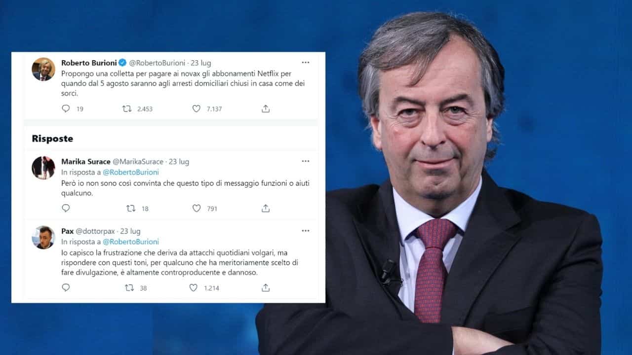 burioni tweet no-vax come sorci - meteoweek.com