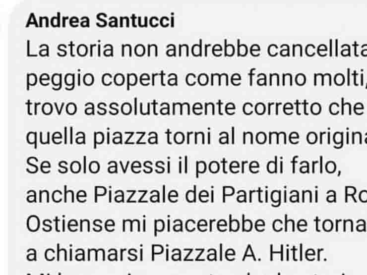 Intitolare una Piazza di Roma a Hitler: la proposta che sconvolge