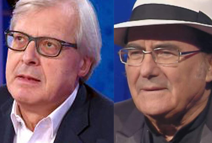 Vittorio Sgarbi e Al Bano