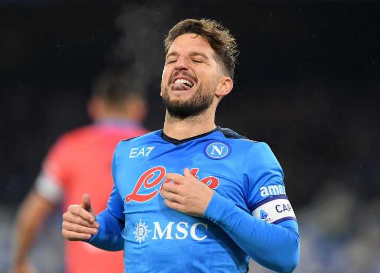 Dries Mertens dice addio al Napoli (credit: Calciomercato.com)