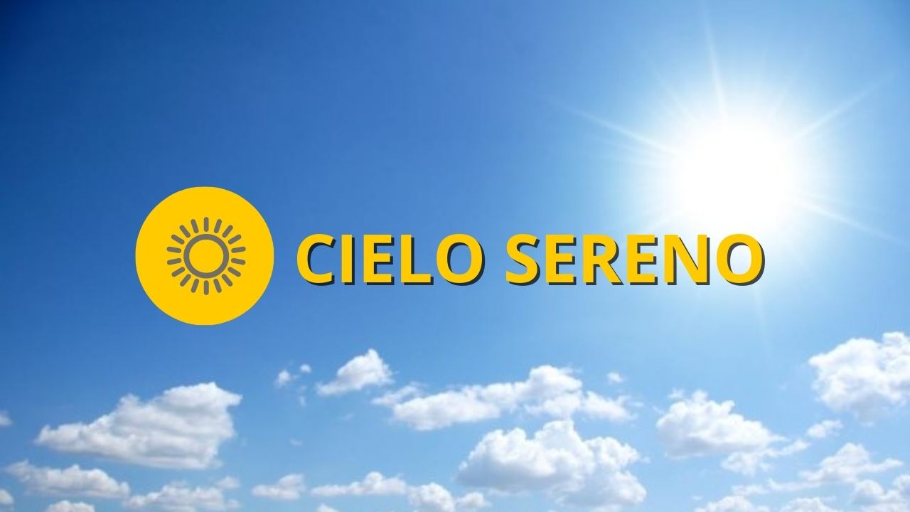 Meteo OGGI martedì 5 luglio  Cielo sereno 