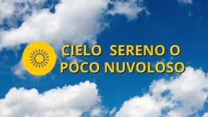 meteo lunedì 11 luglio