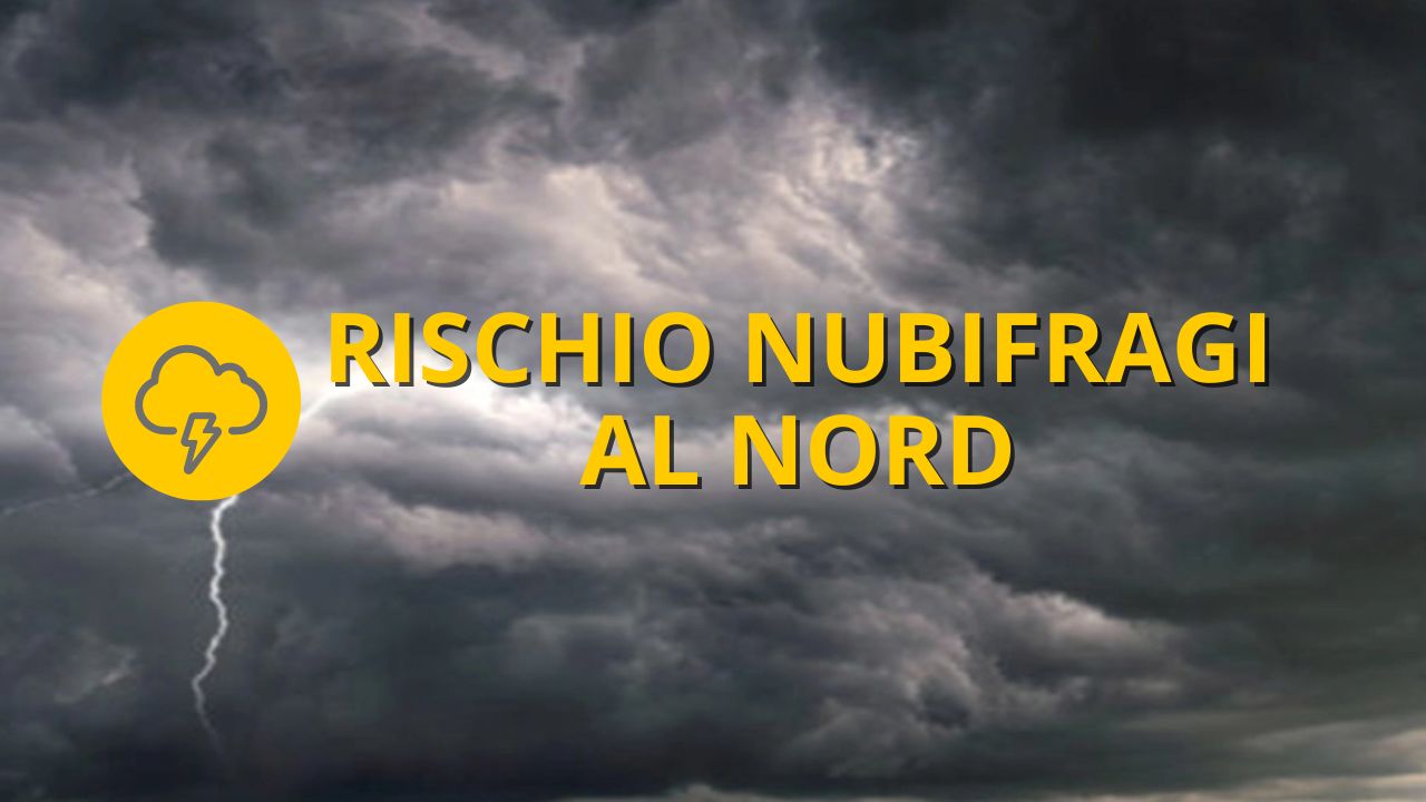 Meteo OGGI domenica 7 agosto Acquazzoni e temporali, rischio nubifragi al Nord