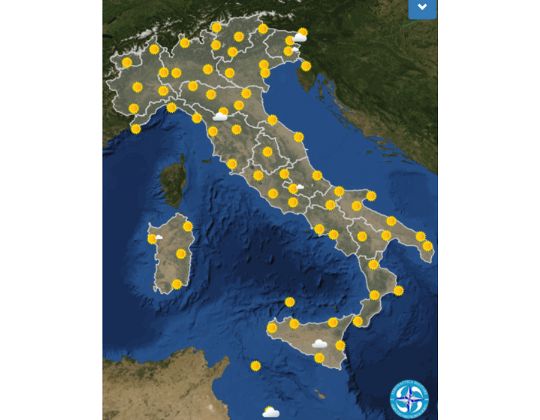 Meteo OGGI lunedì 1 agosto 