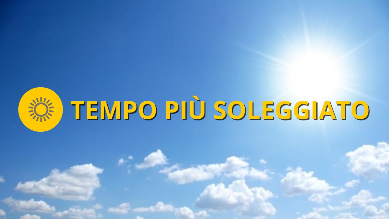 Meteo OGGI lunedì 29 agosto Tempo più soleggiato, pressione in aumento