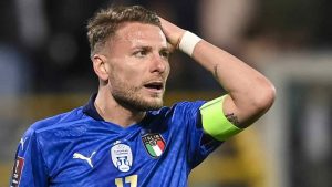 Ciro Immobile con la maglia della Nazionale [Credit: web] - 21092022 Meteoweek.com