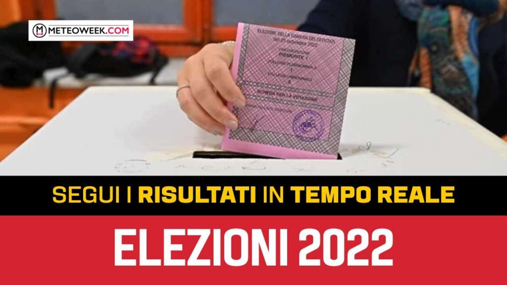 Elezioni Politiche 2022, i risultati dai seggi in tempo reale