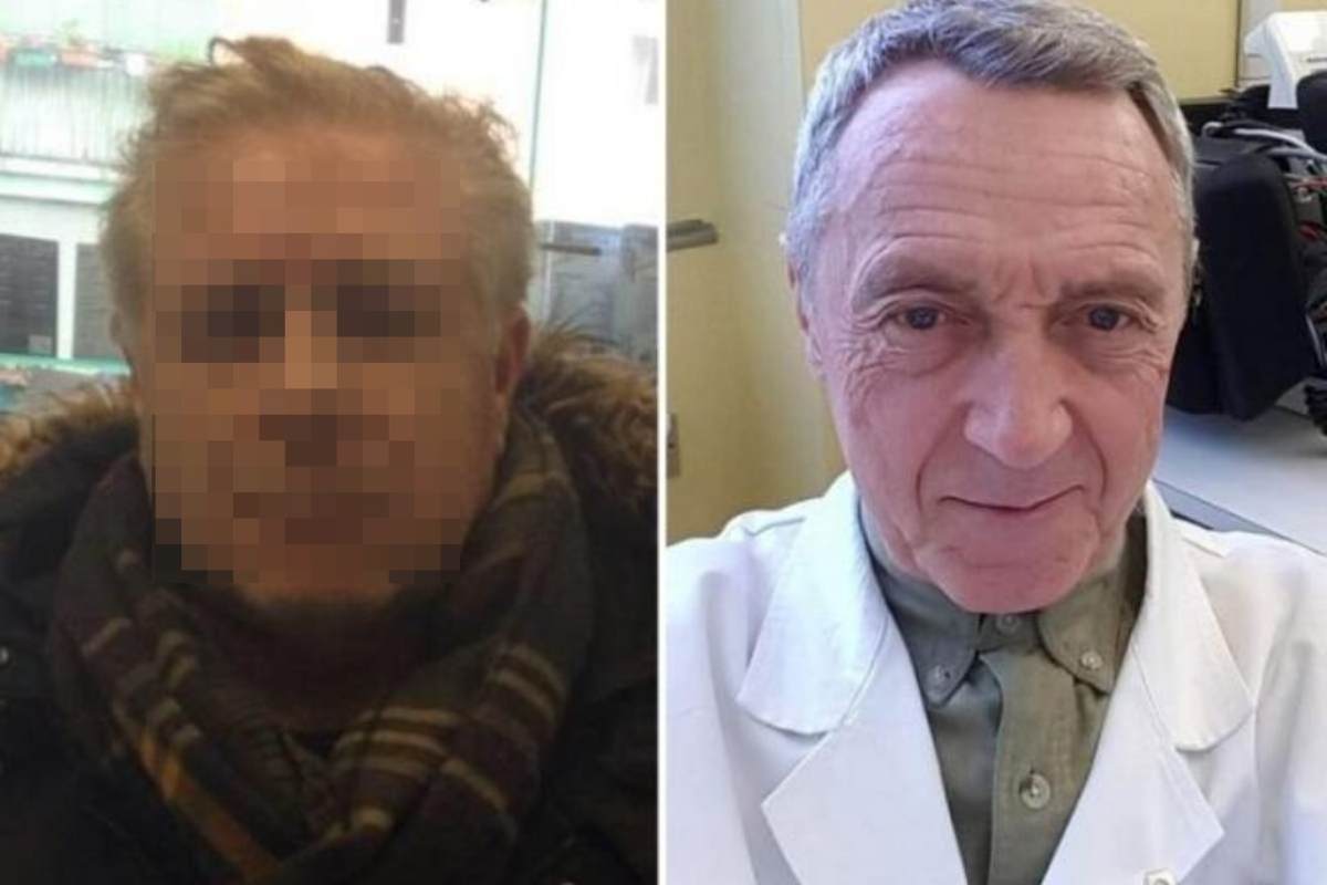 A sinistra il presunto killer e a destra Giorgio Falcetto, medico ucciso 17122022-meteoweek.com