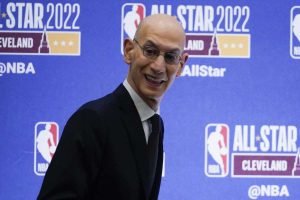 Il commissioner NBA Adam SIlver [Credit: LaPresse] - Meteoweek.com 27012023