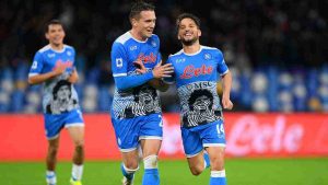 Mertens e Zielinski, i mattatori di Napoli Lazio – credits: Getty Images. Meteoweek