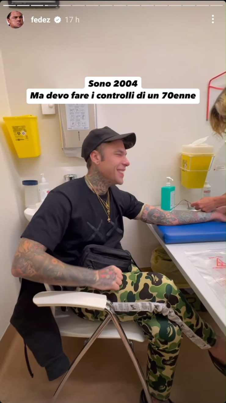 Stato di salute di Fedez