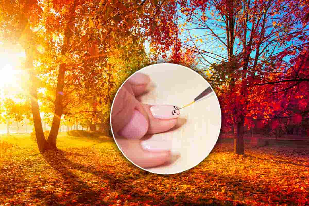 Nail art in autunno